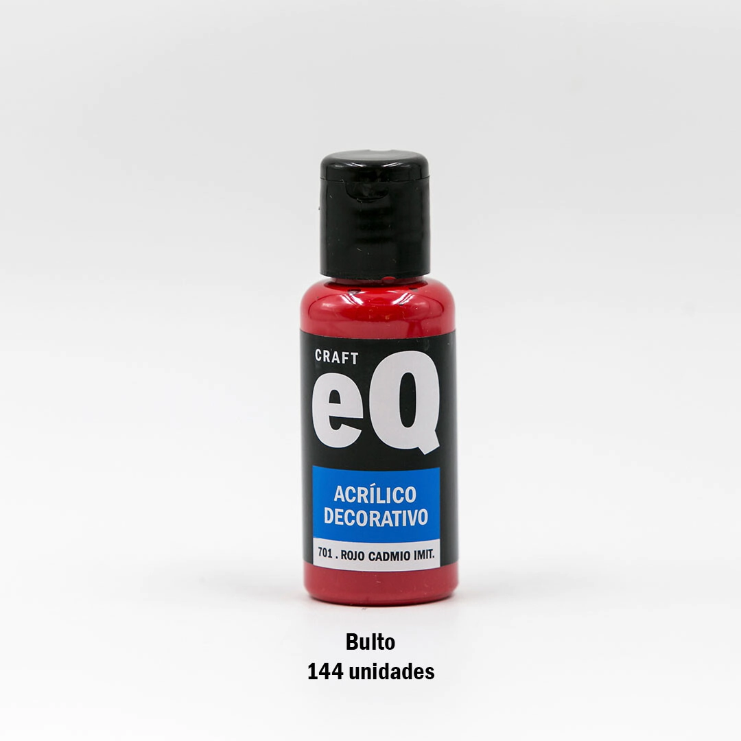 Acrilico Decorativo Rojo de Cadmio (imit) (701) x 50cc