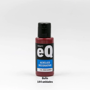 Acrilico Decorativo Rojo Carmes&iacute; (703) x 50cc