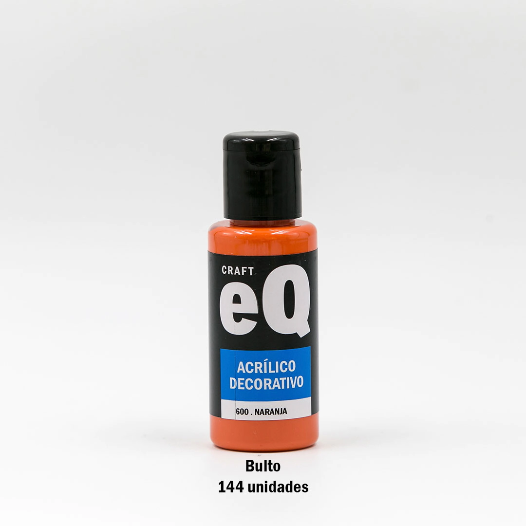 Acrilico Decorativo Naranja (600) x 50cc