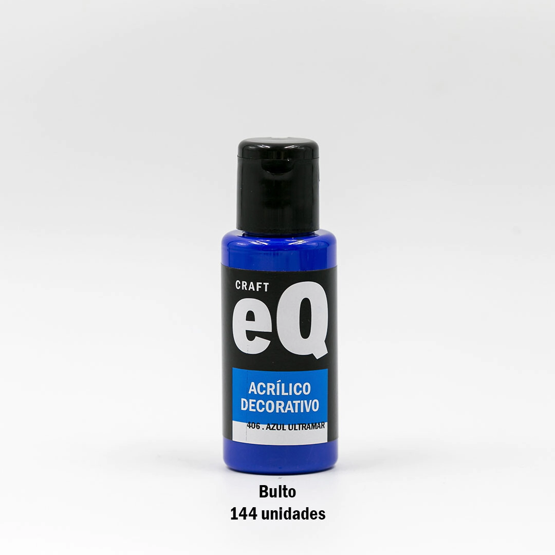 Acrilico Decorativo Azul Ultramar (406) x 50cc