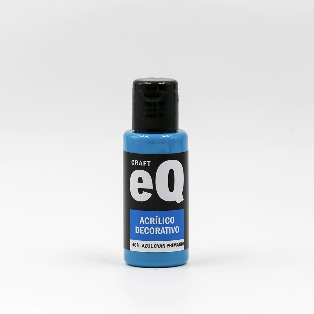 Acrilico Decorativo Azul Cyan Primario (408) x 50cc