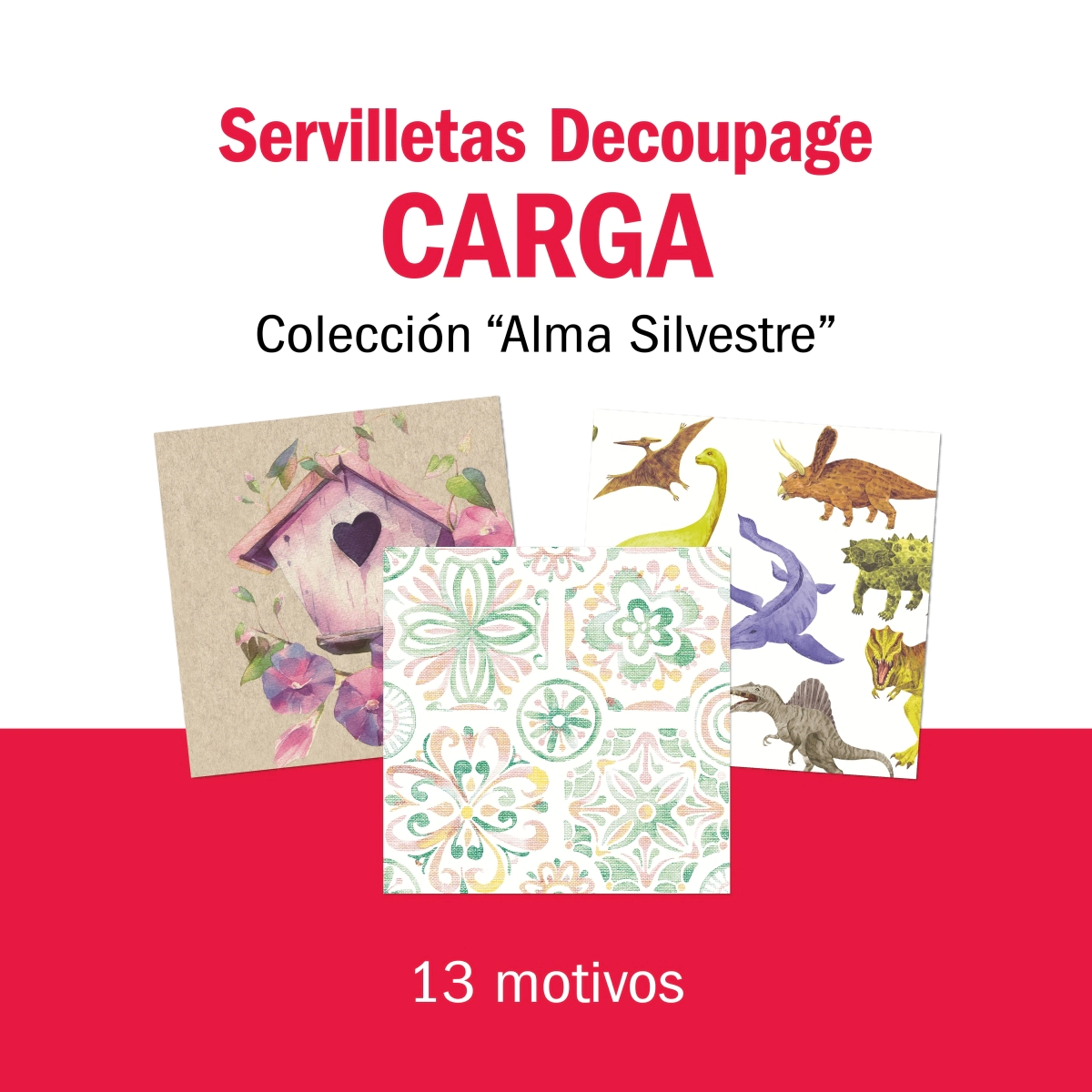 Coleccion Servilletas Decoupage Alma Silvestre