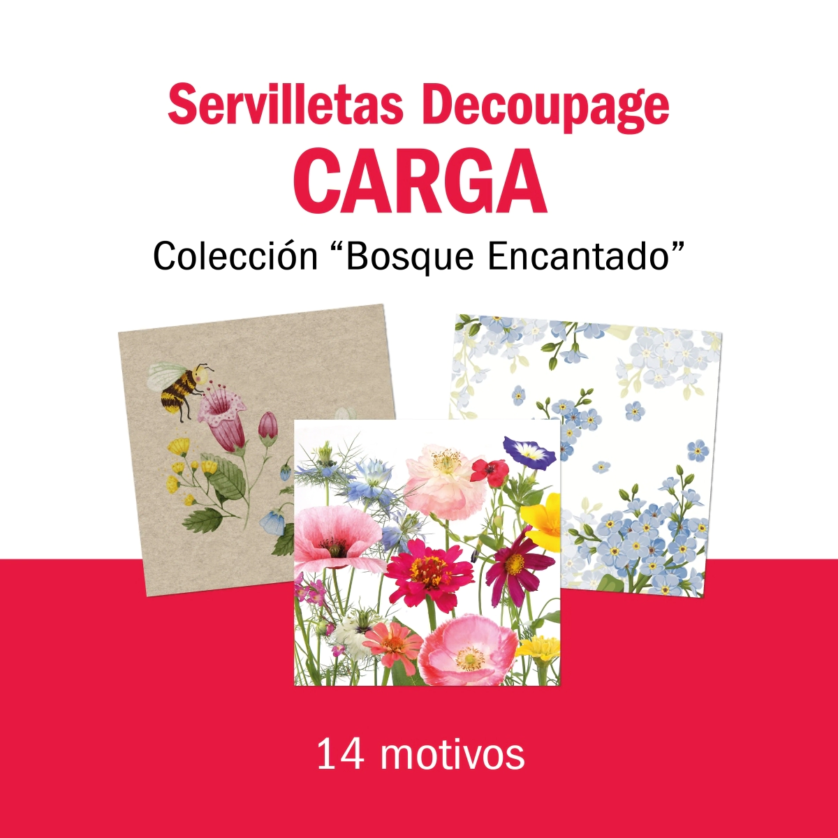 Coleccion Servilletas Decoupage Bosque Encantado