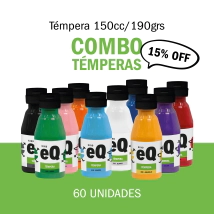 Combo Temperas 10c x 150cc