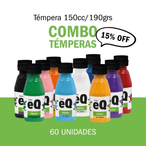 Combo Temperas 10c x 150cc